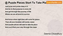 Seema Chowdhury - Puzzle Pieces Start To Take Place