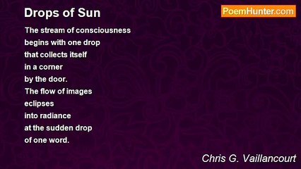 Chris G. Vaillancourt - Drops of Sun