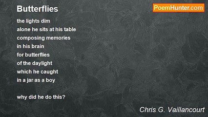 Chris G. Vaillancourt - Butterflies