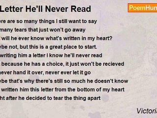 Victoria Dollar - A Letter He'll Never Read