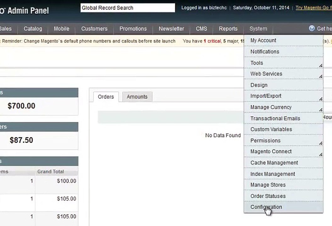 Notification Bar Magento Extension by Biztech Consultancy