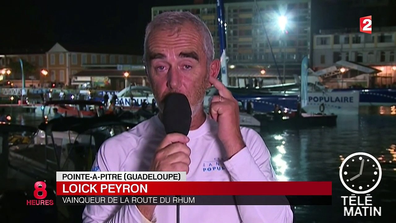 Pour Loïck Peyron, cette Route du Rhum "n'avait rien d'une croisière"