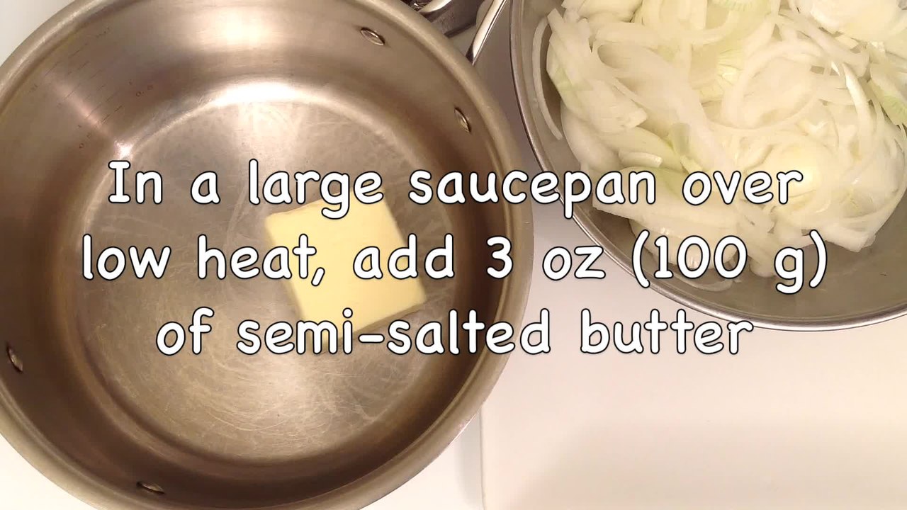 How to make a classic French onion soup