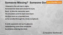 Ernestine Northover - Someone Missing?  Someone Gone?