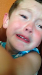 Adorable temper tantrum caught on camera