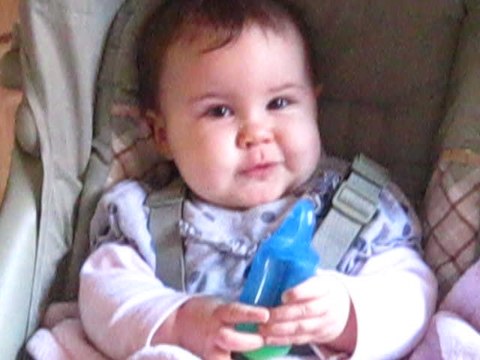 Baby's priceless reaction after dad asks question