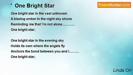 Linda Ori - '  One Bright Star