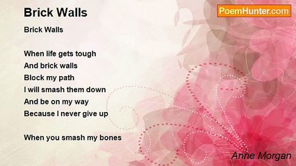 Anne Morgan - Brick Walls
