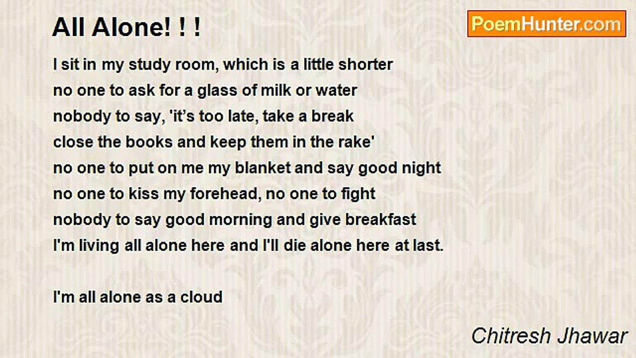 Chitresh Jhawar - All Alone! ! !