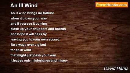 David Harris - An Ill Wind