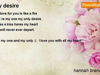 hannah brandeberry - My desire