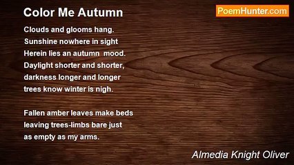 Almedia Knight Oliver - Color Me Autumn