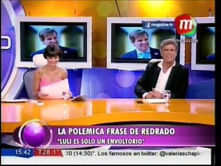 La polémica frase de Redrado "Luli es un envoltorio". Debate con Connie Ansaldi