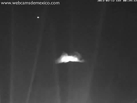 OVNI UFO Descends Into Volcano PopocatepetL Mexico 2014