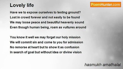 hasmukh amathalal - Lovely life