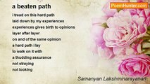 Samanyan Lakshminarayanan - a beaten path