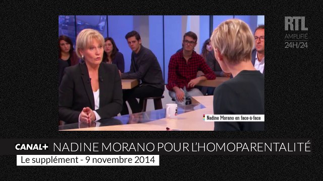 Nadine Morano défend le droit des couples homosexuels d'élever des enfants