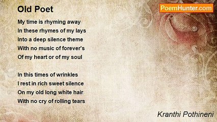 Kranthi Pothineni - Old Poet