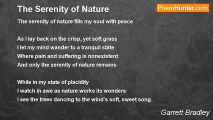 Garrett Bradley - The Serenity of Nature