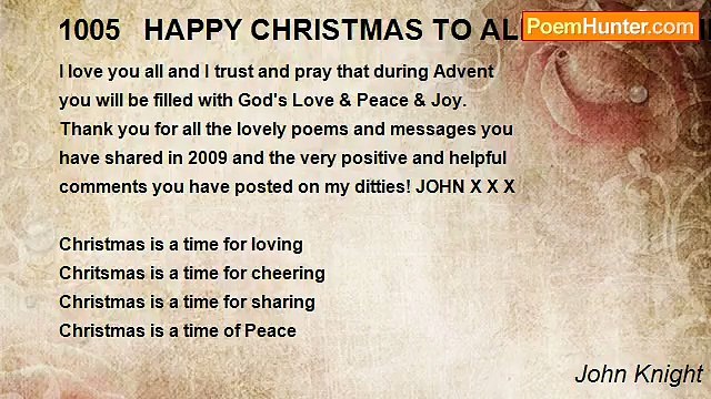John Knight - 1005 HAPPY CHRISTMAS TO ALL MY PH FAMILY