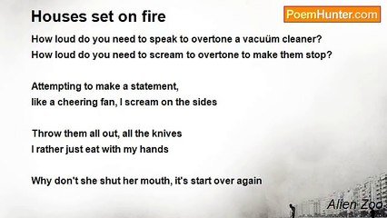 Alien Zoo - Houses set on fire