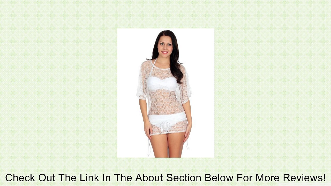 Simplicity sheer beach dress with net skull face detail Review