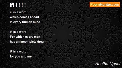 Aastha Uppal - if! ! ! ! !