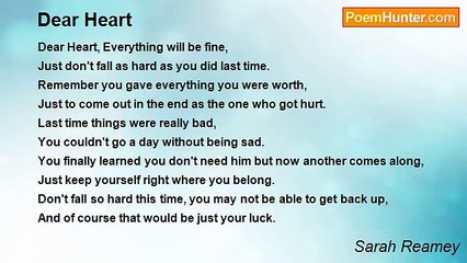 Sarah Reamey - Dear Heart