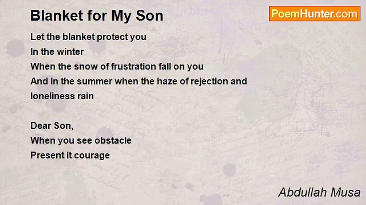 Abdullah Musa - Blanket for My Son