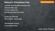 Judy Arline Puckett - Nature’s Christmas tree