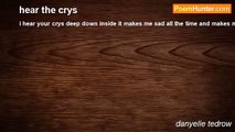 danyelle tedrow - hear the crys