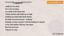 nic Leisure - *******Trapped*********