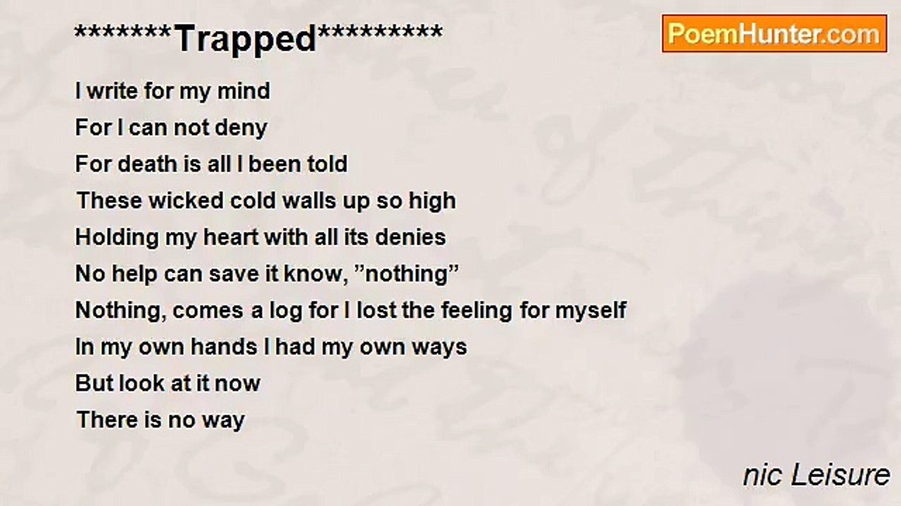 nic Leisure - *******Trapped*********