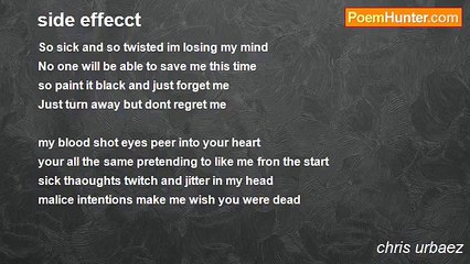 chris urbaez - side effecct