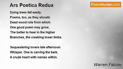 Warren Falcon - Ars Poetica Redux