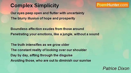 Patrice Dixon - Complex Simplicity