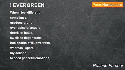 Rafique Farooqi - ! EVERGREEN