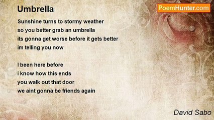 David Sabo - Umbrella