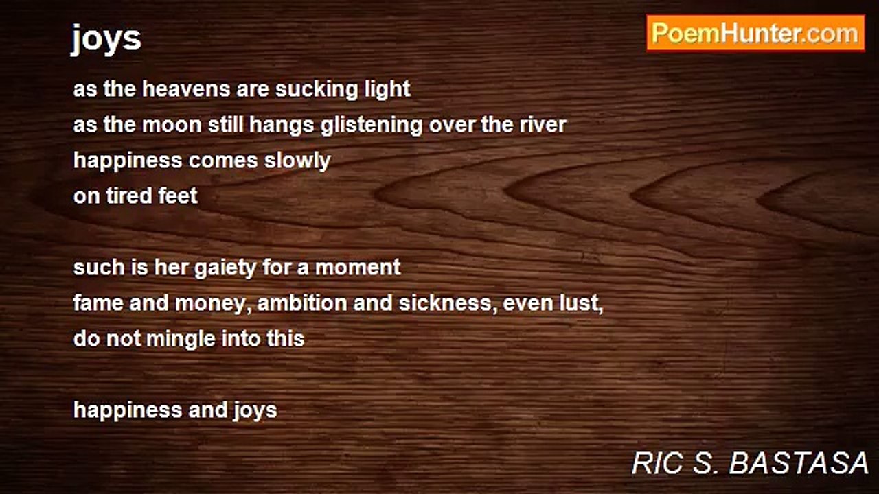 RIC S. BASTASA - joys