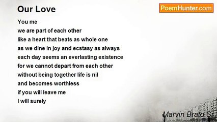 Marvin Brato Sr - Our Love