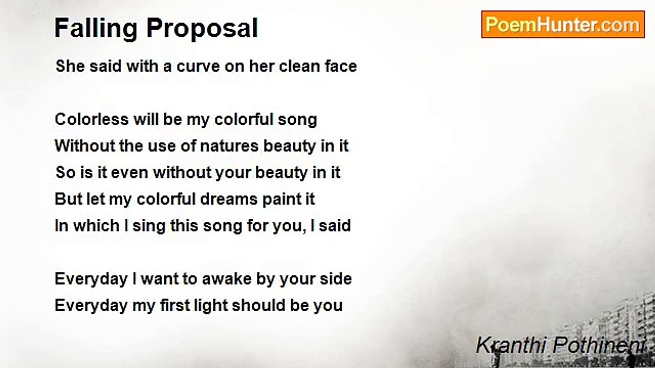 Kranthi Pothineni - Falling Proposal