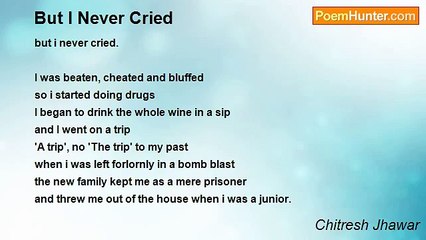 Chitresh Jhawar - But I Never Cried