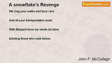 John F. McCullagh - A snowflake’s Revenge