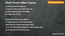 Apurva Jain - Hindi Poem- Mera Sapna