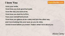 Alicia Carey - I love You