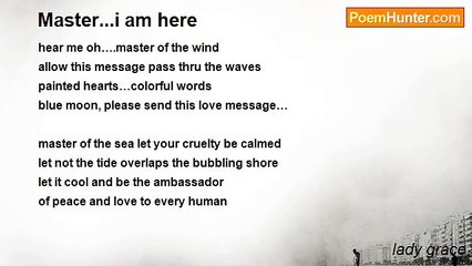 lady grace - Master...i am here