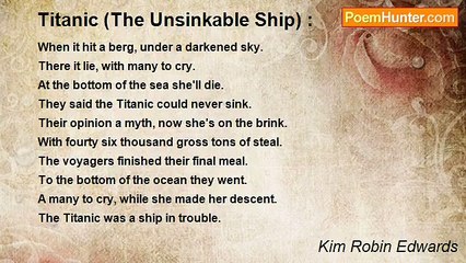 Kim Robin Edwards - Titanic (The Unsinkable Ship) :