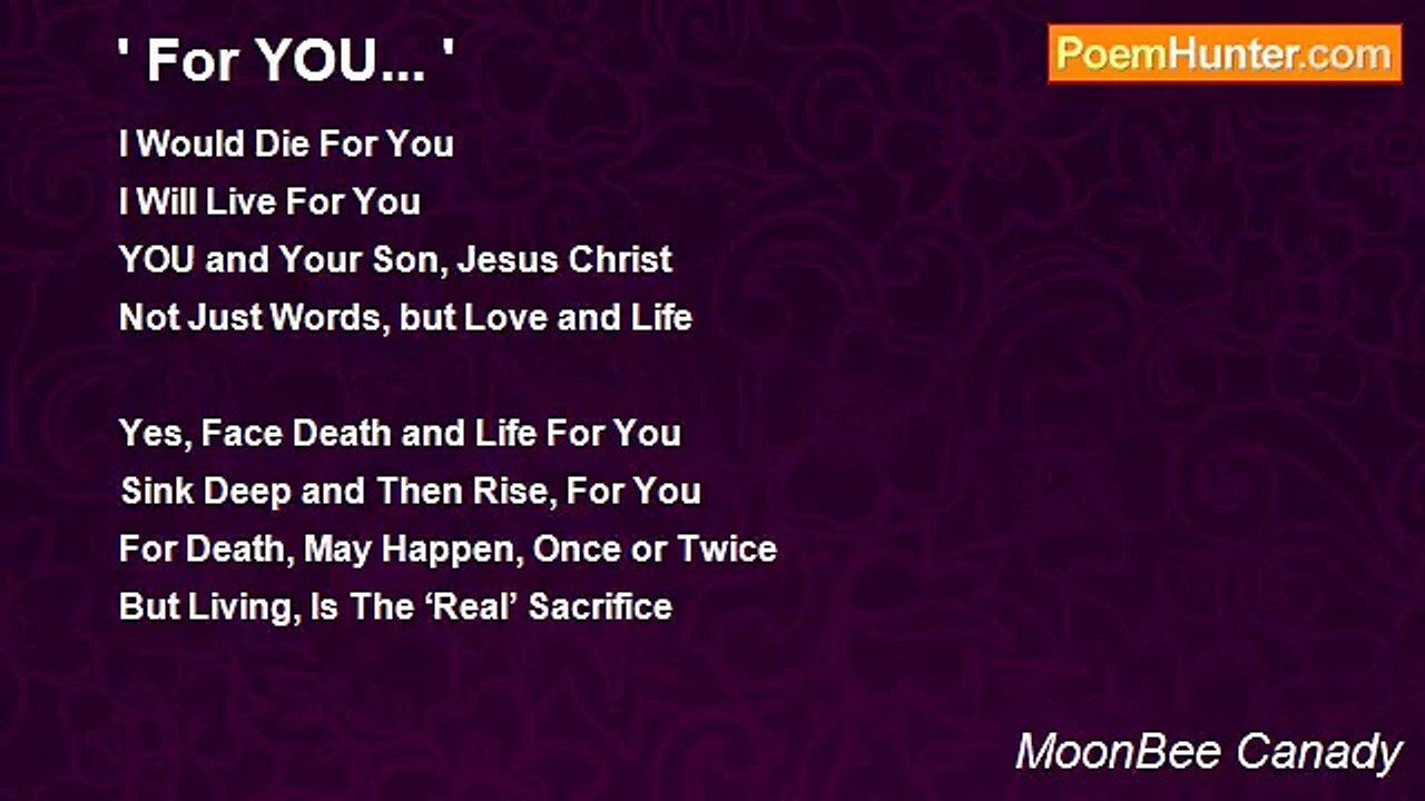 MoonBee Canady - ' For YOU... '
