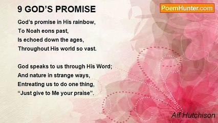 Alf Hutchison - 9 GOD’S PROMISE