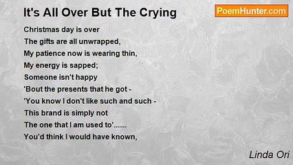 Linda Ori - It's All Over But The Crying